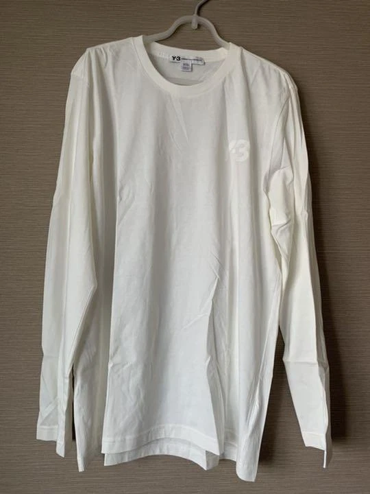 Yohji Yamamoto Y-3 Long sleeve T-shirt white men's size XL