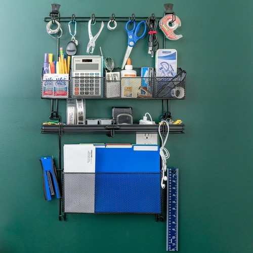 Longstem Office Organizer and File Rack 4200 Black Office Supplies Storage - Picture 5 of 7