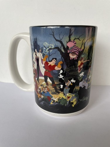 RARE Vintage 1996 Walt Disney World Villains Ceramic Coffee Mug Cup 16 oz HTF - Picture 3 of 5