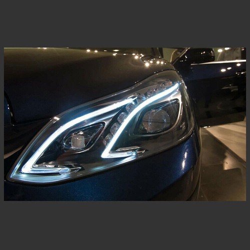 Pair LED Headlight For Benz E Class E211 W212 2014-16 Front DRL Turn Signal Lamp - Picture 12 of 20