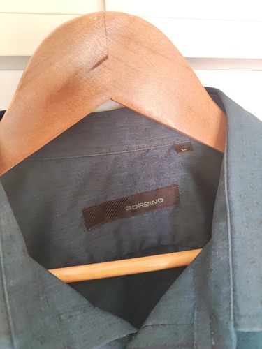 Camicia Sorbino Tg. L Verde Fantasia Uomo - Foto 3 di 4