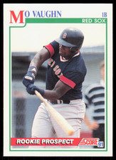 1991 Score 750 Mo Vaughn Boston Red Sox