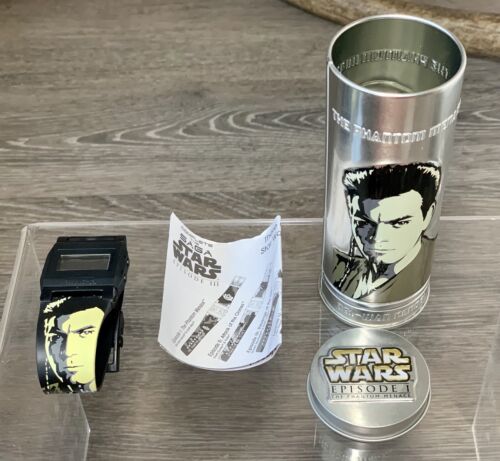 Orologio 3 Burger King 2005 Star Wars Obi Hans Nooku Boba Maul Yoda SIGILLATO - Foto 7 di 7