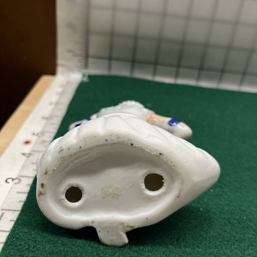 Vintage 1970's Thai Temple Dancer Porcelain 5" Statue Hand-Painted - Picture 7 of 7