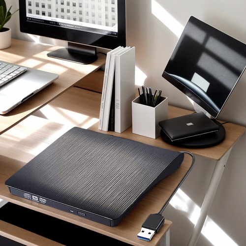 USB3.0 Optical Drive External Enclosure 12.7mm SATA to USB CD ROM ODD Case Box - Zdjęcie 6 z 12