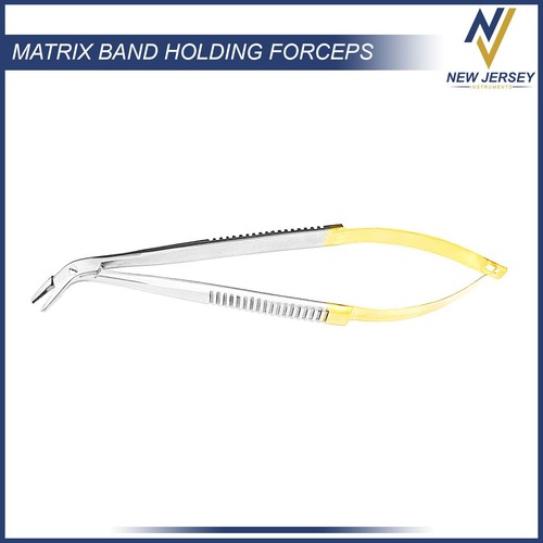 Dental Sectional Hold Matrix Inserting Band Holding Forceps Tweezers TC Tip - Picture 2 of 2
