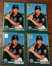 LOT OF 4 TSUYOSHI SHINJO 2001 TOPPS ROOKIE CARDS RC-MAR770