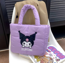 kuromi cross body purse bag white red cute