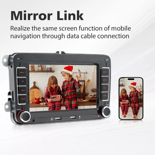 32G Apple Carplay For VW GOLF Polo MK6 7" Car stereo Radio Android 13 Player GPS - Picture 12 of 22