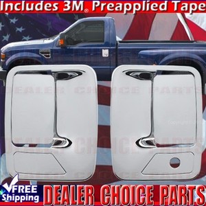 1999-2016 FORD F250 F350 F450 F550 SUPERDUTY Chrome Door Handle COVERS W//O PSK