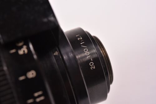 Objetivo Som Berthiot Zoom M Control Remoto F/2.1 - 20-100Mm. #CC9677. - Imagen 7 de 7