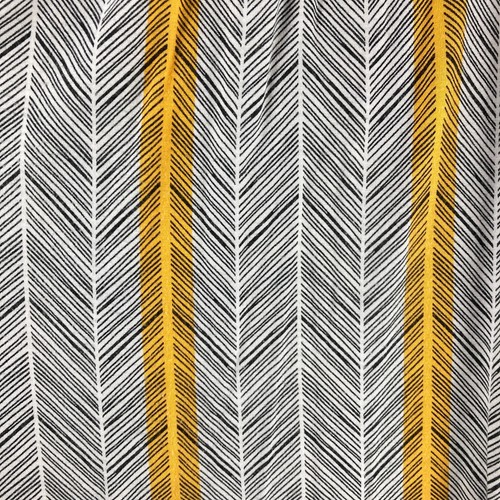 Canotta donna elasticizzata Apt 9 taglia L gialla nera senza maniche chevron leggera - Foto 4 di 10