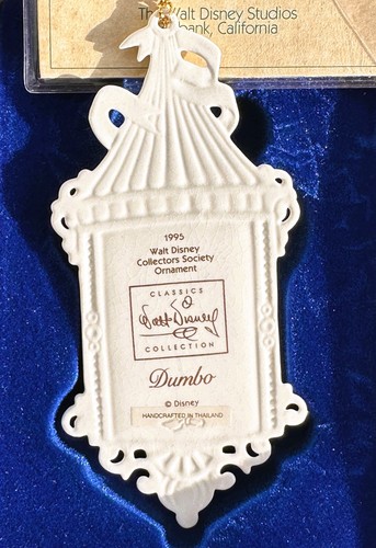 WDCC - Ornament 1995 - Dumbo - New With Box And COA - Picture 5 of 5
