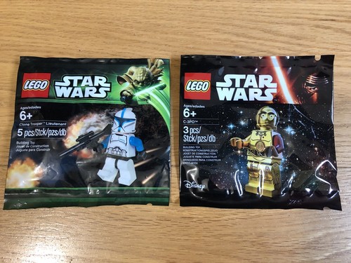 🔹VERSIEGELT🔹Lego Star Wars 5001709 & 5002948 Minifigur Polybeutel🔹EXKLUSIV🔹