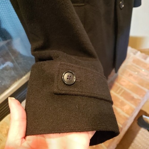 Men's Stafford Classic Fit Signature Wool Blend Topcoat, Medium - Picture 3 of 6
