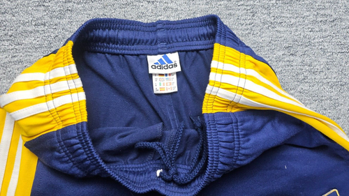 Pantalones de chándal Adidas vintage para hombre talla S/M pantalones retro 1997 azul elástico - Imagen 6 de 13