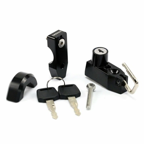 25mm Helmet Lock Handlebars Black Motor Fit for Harley XL 883L 2005-2015 - Bild 5 von 5