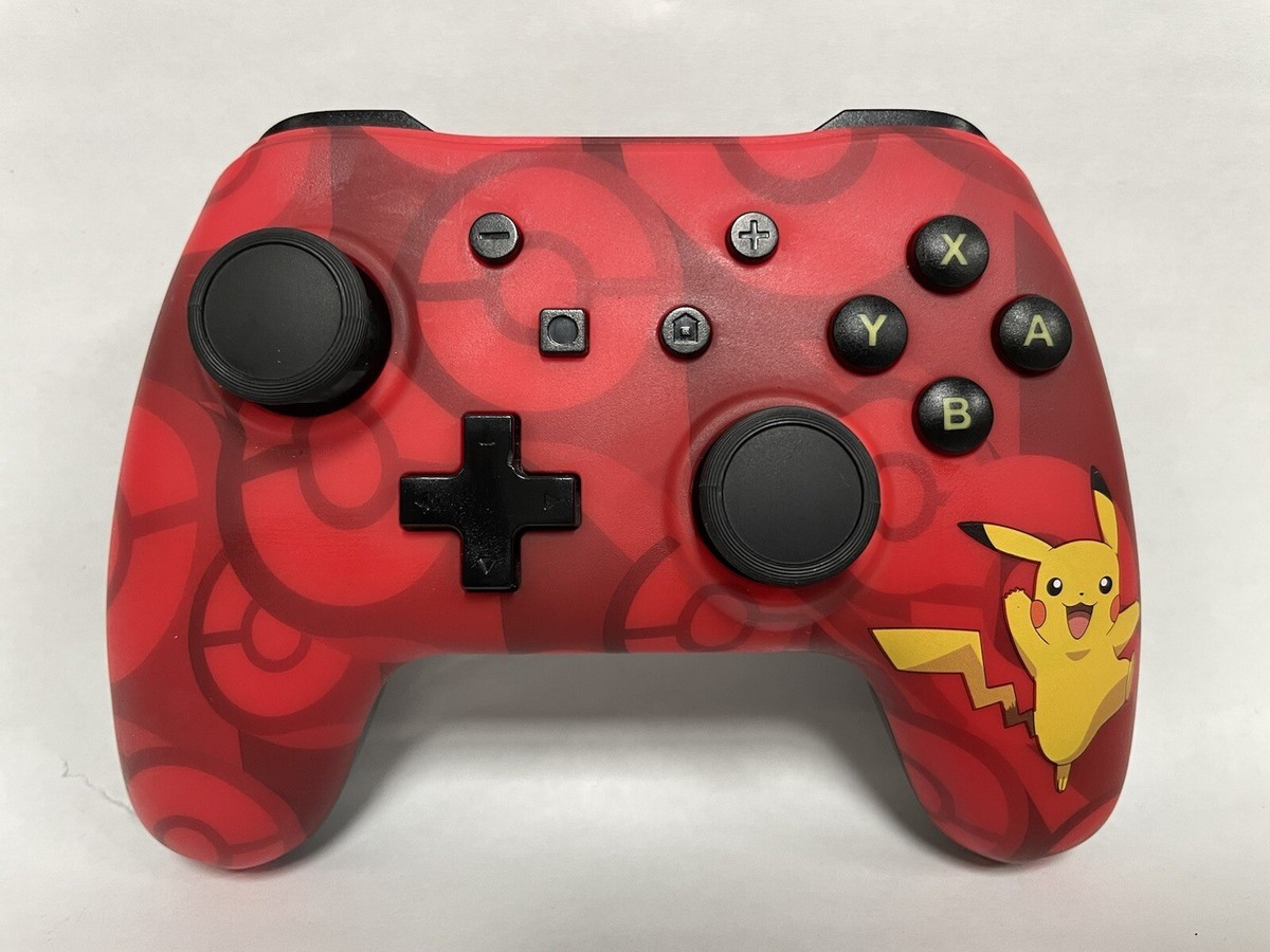 ポケモン　switch PowerA 1510836-01 Red Wired Controller for Nintendo Switch