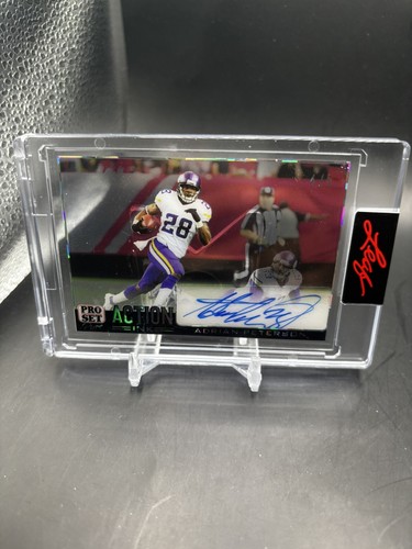 2023 Pro Set Pure Auto Action Ink  Adrian Peterson Vikings 4/5 - Picture 1 of 3