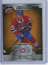 2023-24 UPPER DECK ENGRAINED ROOKIE OWEN BECK /399 #109