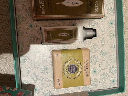 L’Occitane Box With Verbena Liquid Soap Handcream Body lotion And Soap - Picture 4 of 4