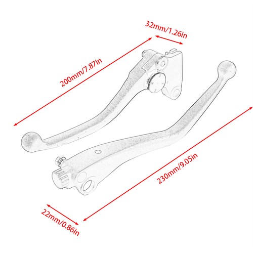 1 Paio Leve Freno Frizione Per Triumph Tiger 850 Sport 2021+ Tiger 900/GT 2020+ - Foto 3 di 16