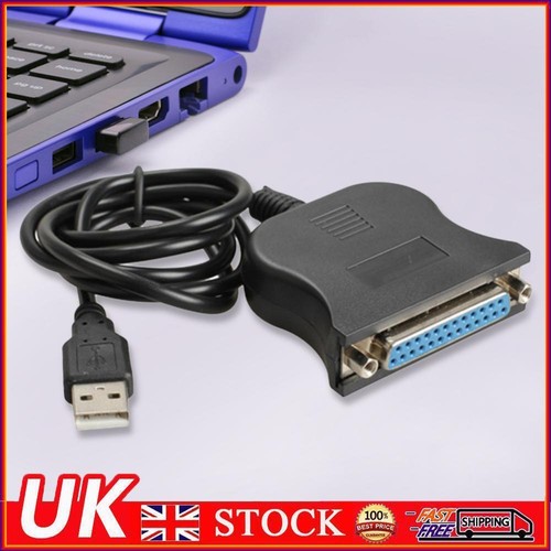 USB To 25 Pin DB25 Female Parallel Printer Adapter Parallel Port Cable