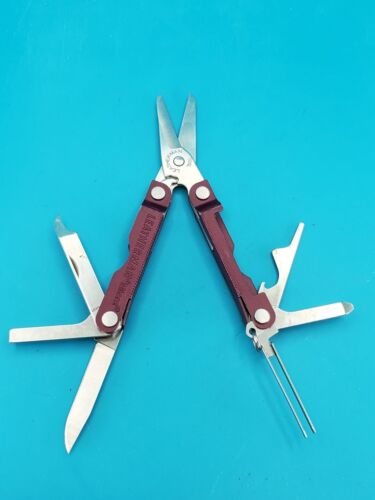 Leatherman Micra Multitool, Messer, Schere, Schlüsselanhänger, Kirschrot! - Bild 4 von 9