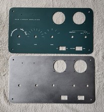 Heathkit Heath SB-220 SB-221 Amplifier Perfect Reproduction Blank Front Panel