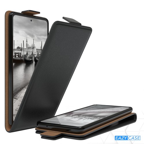 EAZY CASE Futerał ochronny Torba Sztuczna skóra Etui Składana torba 360° Etui na telefon komórkowy Czarne - Zdjęcie 28 z 146