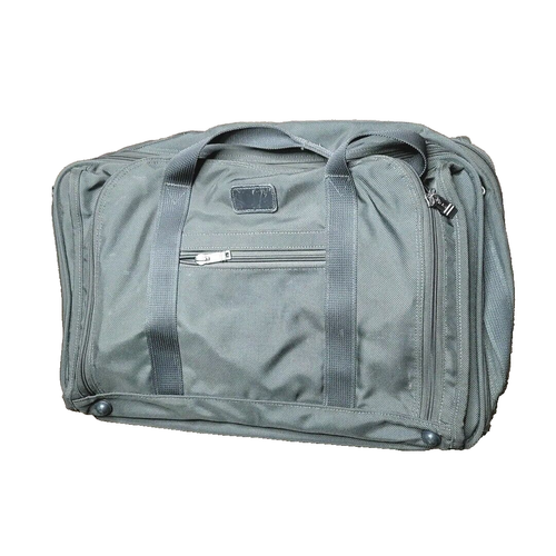 Tumi Green Ballistic Carry On Weekender Duffel Waterproof Army Bag 278M3.