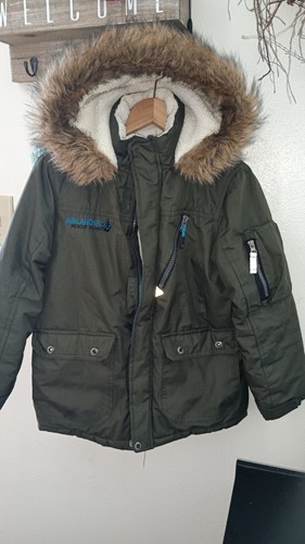 Big Chill Boy's Girl's Sherpa Lined Expedition Series Jacket Forest 10/12 - Picture 2 of 5