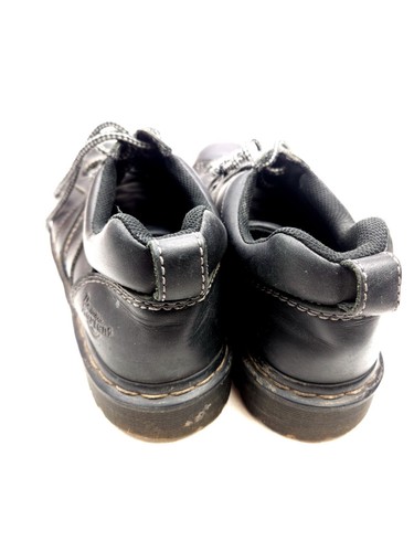 Zapatos Dr. Martens Finnegan Docs Gruesos Derby Cuero Negro EE. UU. Hombres 10/Mujer 11 - Imagen 8 de 10