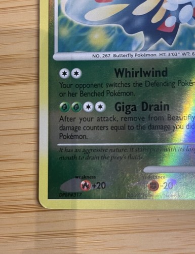 Pokémon CCG - Beautifly 19/130 - Diamond And Pearl - Rare - Reverse Holo  - LP - Bild 4 von 10