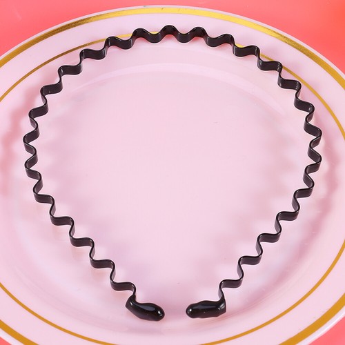 Diademas onduladas de 6 mm con banda para el cabello en zigzag de moda 3 piezas - Imagen 4 de 12