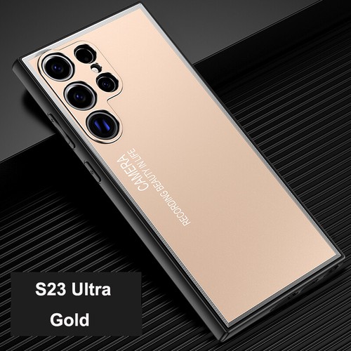 Housse en métal aluminium pour Samsung Galaxy S25 S24 S23 Ultra étui de protection pare-chocs pour téléphone portable - Photo 16 sur 16