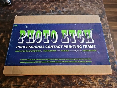 Photo Etch Professional Contact Printing Frame ER-10 9"x12" Datak - Picture 1 of 4