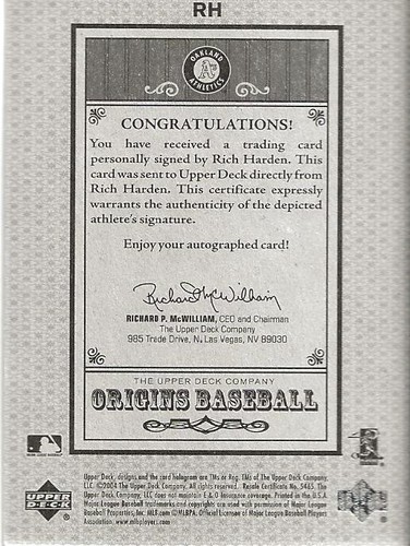 2005 Upper Deck Portraits and Origins Baseball (1 Autograph and Jerseys) - Imagen 14 de 15