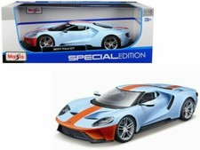 Ford USA Gt 2017 Light Blau Orange Lane Gulf Version Maisto 31384 1/18 Metall