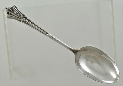 Sheffield Thomas Bradbury & Sons Sterling Silver Table Spoon 1886q Serving Spoon - Picture 1 of 5