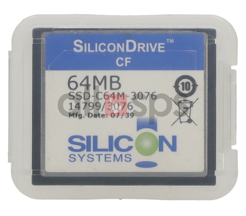 B&R COMPACTFLASH 64 MBYTE - 5CFCRD.0064-03 (USADO)  - Imagen 1 de 2