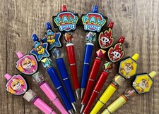 Custom beaded pen. Paw Silicone  acrylic Beads. Gifts. Journal. Teen.