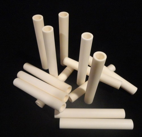 ONE 3.93" L.x 0.550" OD x  0.385" ID HIGH PURITY ALUMINA CERAMIC TUBE  No.: 180 - Picture 3 of 10
