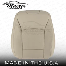 Fits 2015 - 2017 Subaru Outback Driver Top Tan Leather Seat Cover, Perforated