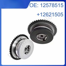 2x Intake Exhaust Cam Camshaft Phaser Gear For Chevrolet Equinox Impala 2.0 2.4L