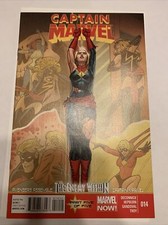 Captain Marvel #14 1st Kamala Khan Cameo Carol Danvers 1st Print 2013 Avengers