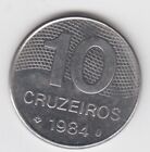 Brazil 1984. 10 Cruzeiros. A map of Brazil's main roads. Km# 592.1