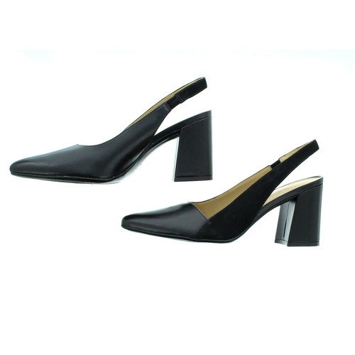 Naturalizer Womens Hannie Leather N5 Contour Heel Pump Slingback Black - Picture 5 of 9