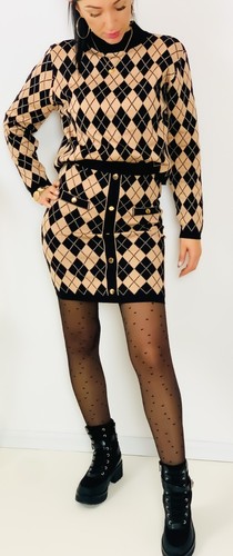 Damen 2-teiliger Strickpullover + Rock-Set perfekte Größe S/M - Bild 6 von 8