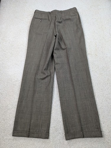 Traje Evan Picone Para Hombres 40R 32x30 Tostado Lana A Cuadros De Colección 2 Piezas Hecho en EE. UU. 2 Btn - Imagen 22 de 24